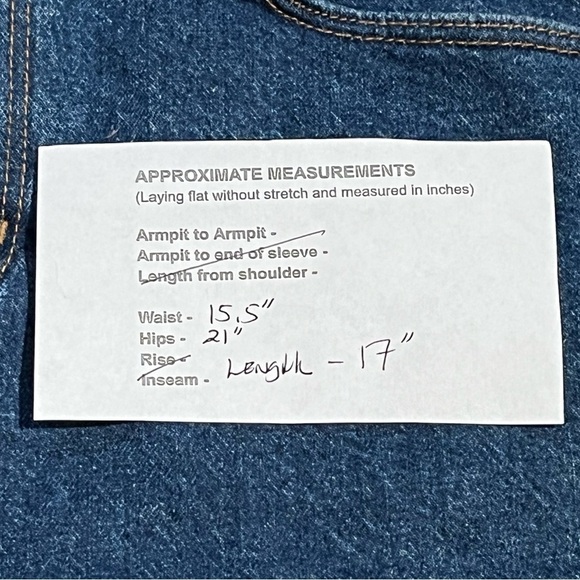 LOFT Frayed Hem Deconstructed Distressed Medium Wash Denim Mini Skirt - Picture 9 of 9